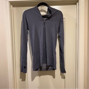 Lululemon Hooded Quarter Zip Long Sleeve Size 10